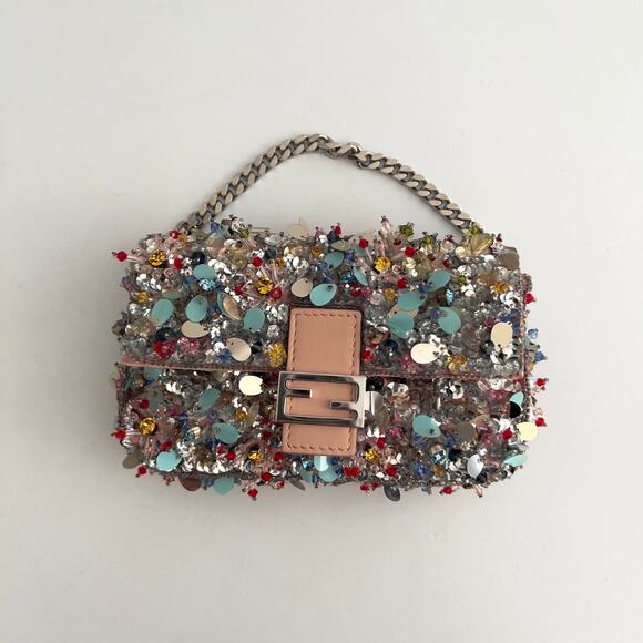Fendi Fairy Sequin Mini Baguette - Picture 6 of 11